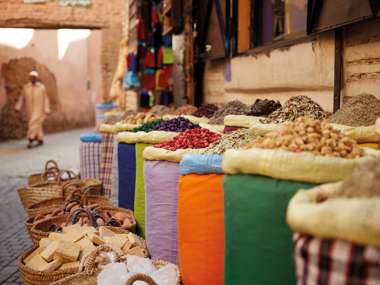 Spices, Souks, Marrakech, Morocco