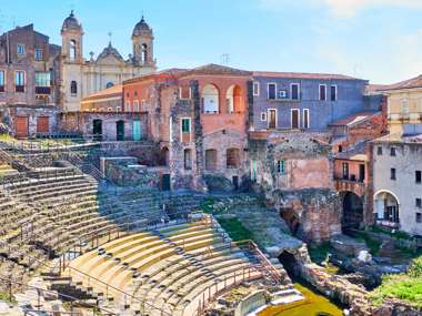 Catania Roman Theater, Sicily, Italy