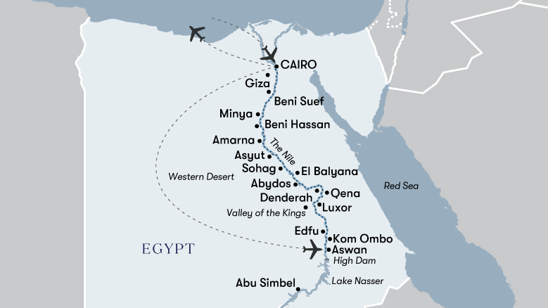 The 600 Mile Nile Map 2023