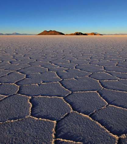 Salar De Uyuni Salt Lake Largest Salt Flat In World, Altiplano, Bolivia, South America