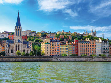 View From the River of Lyon, France