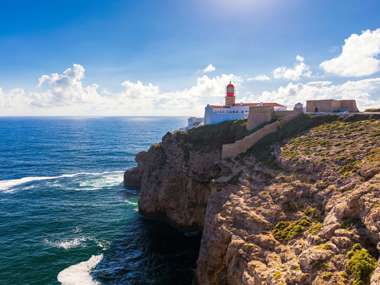 Cabo Sao Vicente Lighthouse Algarve Portugal Istock 1146671894
