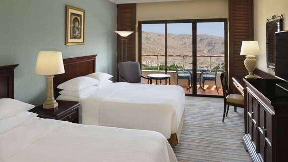 Marriott Hotel, Dead Sea, Jordan, Bedroom