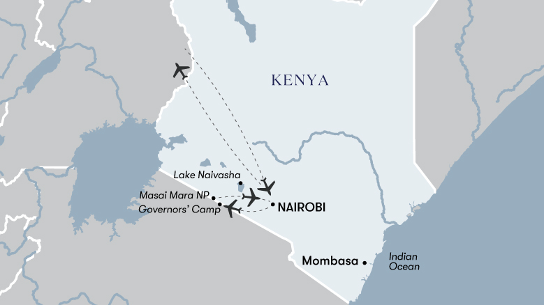 Wild Masai Mara Map 2023
