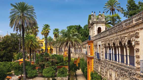 Alcazar Gardens, Seville, Spain