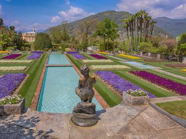 Botanical Garden Of Villa Taranto In Pallanza, Lake Como, Italy