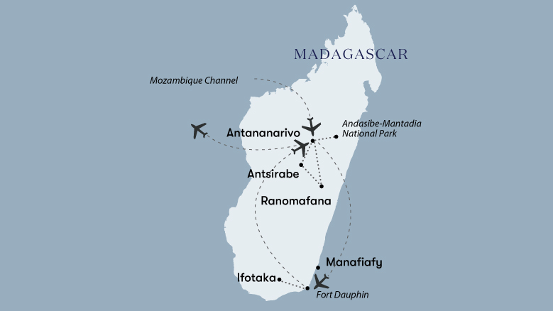 Madagascar The Lost World Map
