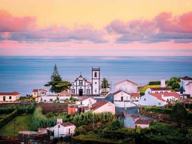 Village In Nordeste, Sao Miguel Island, Azores, Portugal