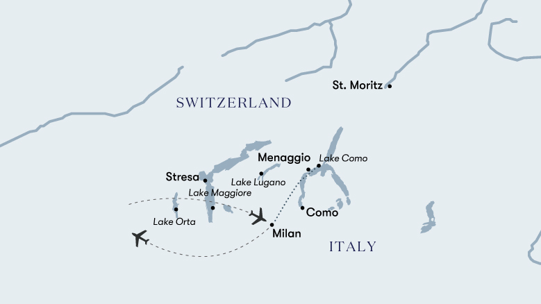 Grand Hotel On Lake Como Map