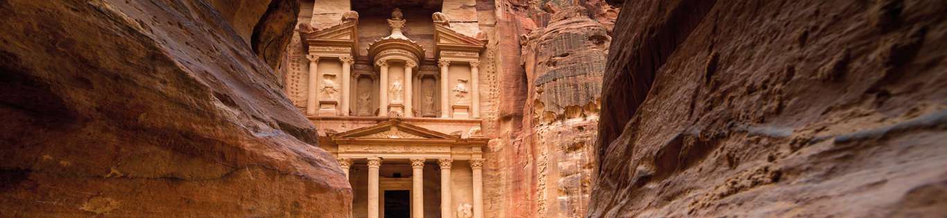 Ancient Temple In Petra, Petra, Jordan