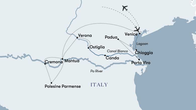 Venice & The Ducal Cities Map 2024
