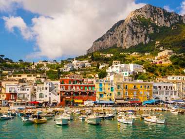 Capri Harbor, Italy