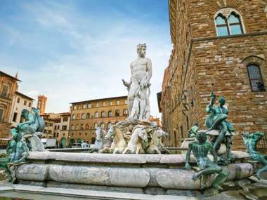 Fountain Of Neptune, Florence, Italy