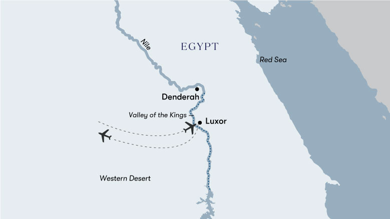 Leisurely Luxor Map