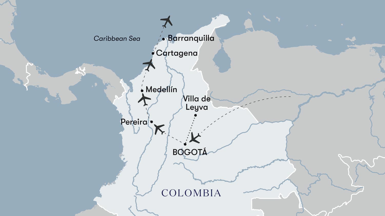 The Search For El Dorado Map