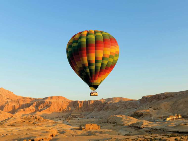 Hot Air Balloon Valley Of The Kings, Egypt