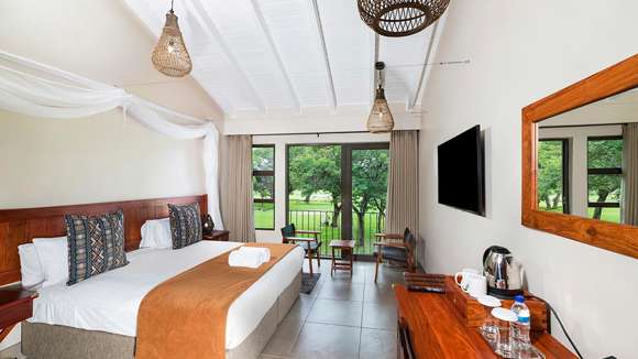 Hwange Safari Lodge, Hwange National Park, Zimbabwe, Bedroom