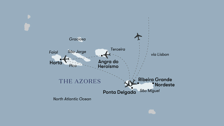 Aspects Of The Azores Map 2023