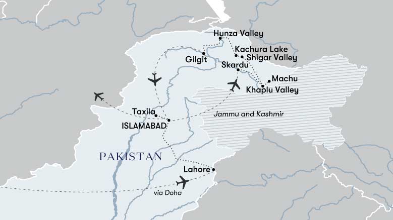 Mughal Mystics And Mountains Of Pakistan Map 2024