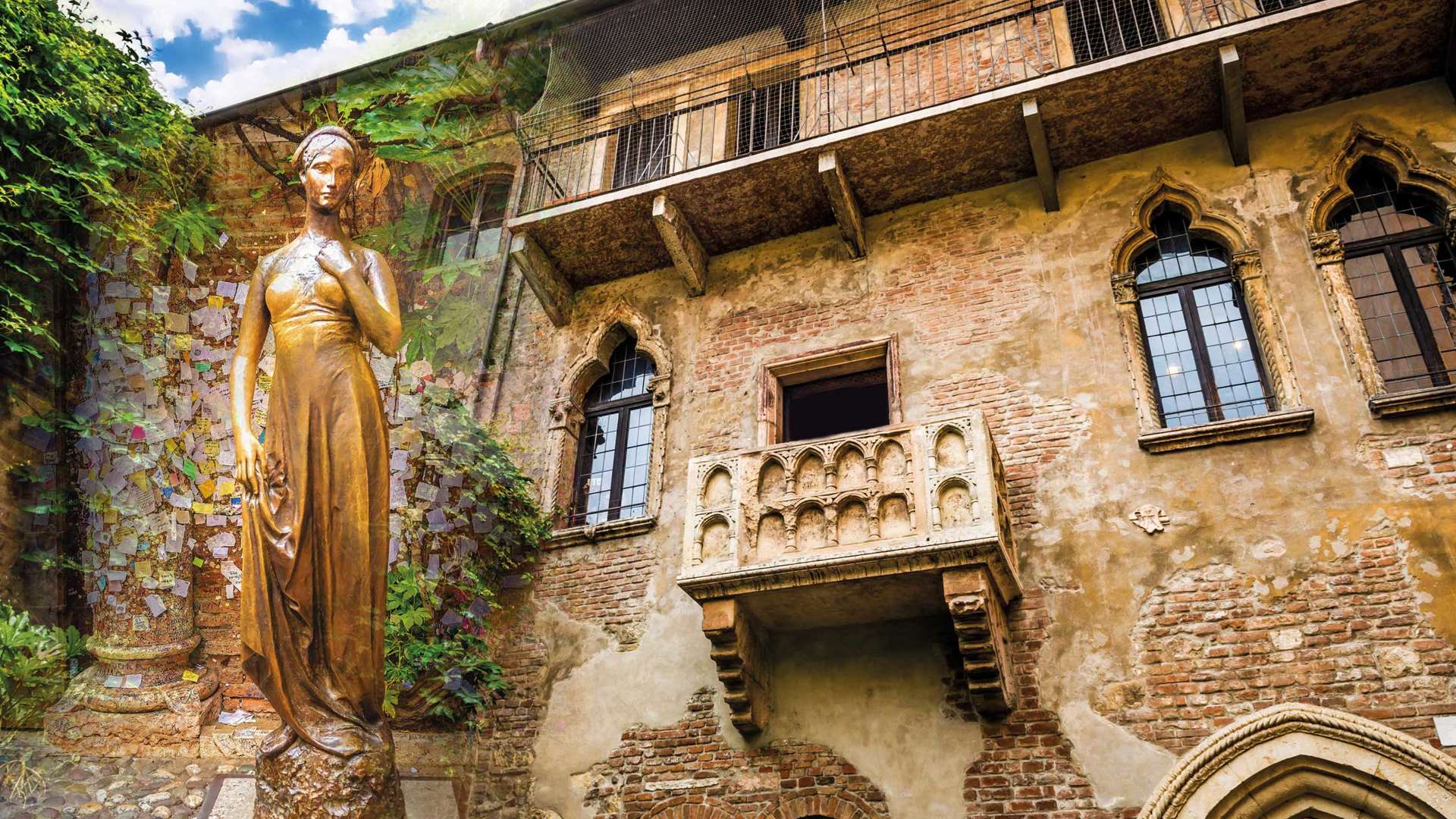 Statue Juliet, Verona, Italy
