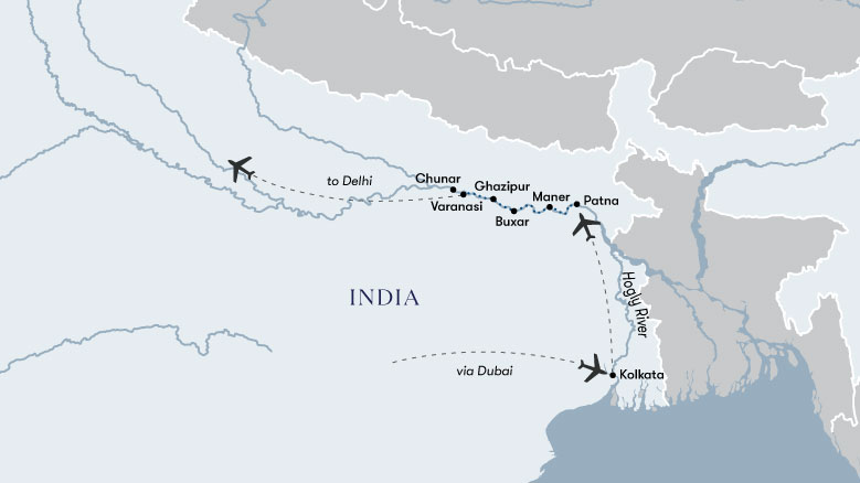 The Holy Ganges Map