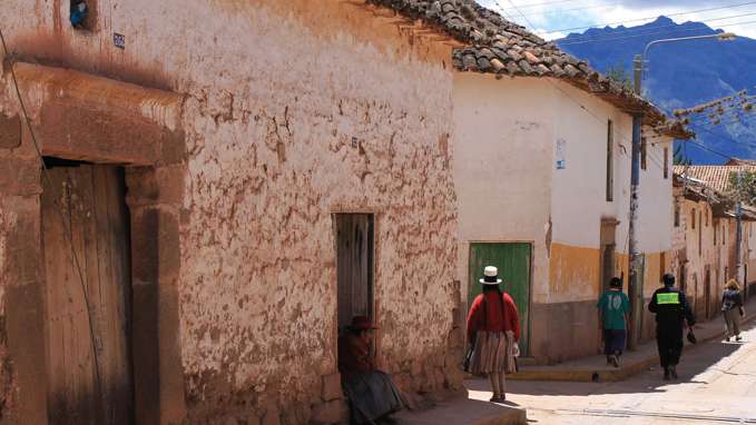 Quechua Women In The Village Of Maras Near Cusco, Peru