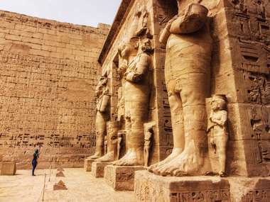 Temple Of Medinet, Habu, Egypt 
