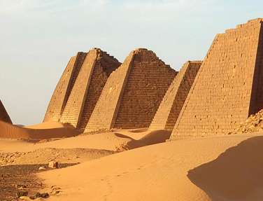 Meroe Necropolis, Sudan