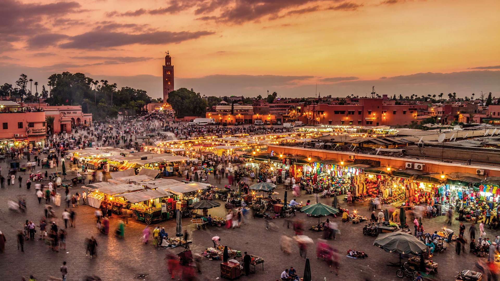 Jamaa El Fna Market Square, Marrakesh, Morocco