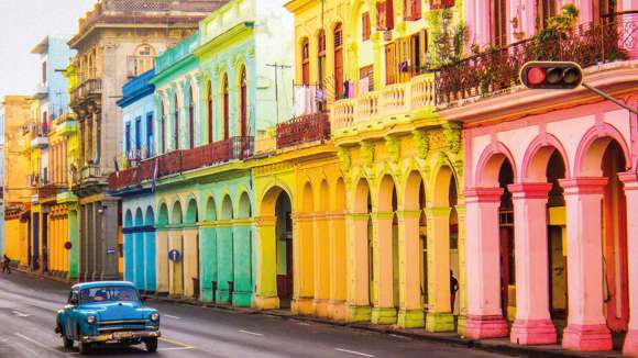 Colourful Street, Havana, Cuba