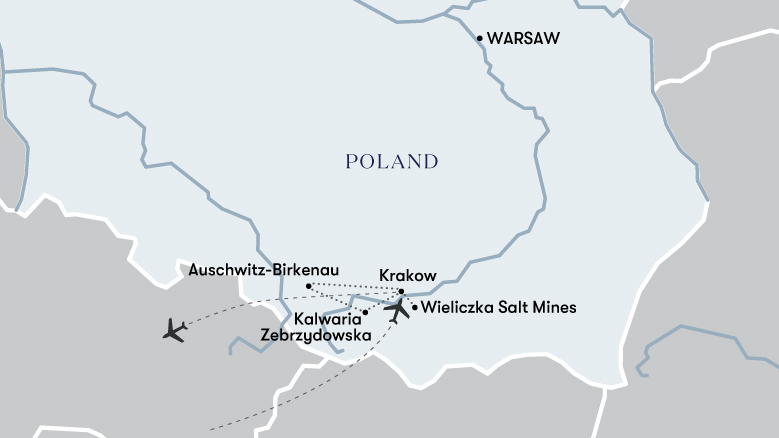 Krakow Preserved Map 2023