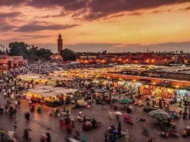 Jamaa El Fna Market Square, Marrakech, Morocco