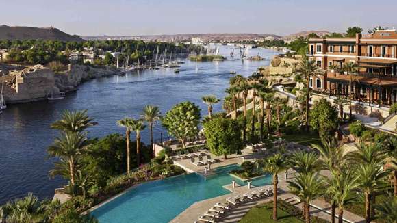 Old Cataract Hotel, Aswan, Egypt, Gardens and Pool