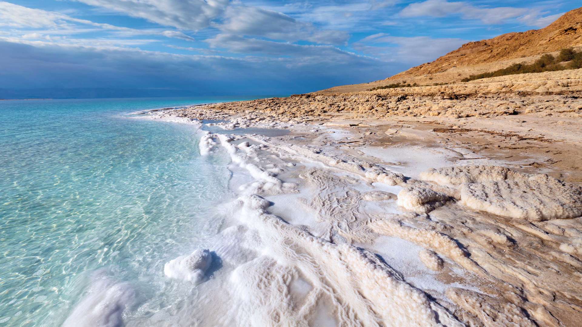 Dead Sea Coastline, Jordan