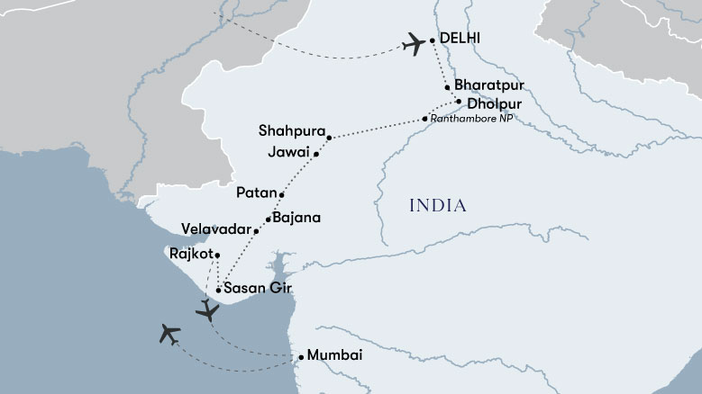 Wild India Map