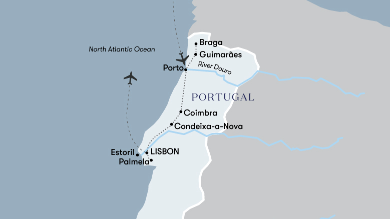 Pousadas Of Portugal Map 2023